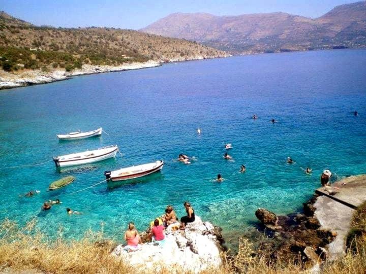 Villa Lagkadaki Sea View Argilia Kültér fotó